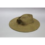 Australian military slouch hat dated 1970