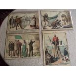 4 X 19th Century United Ireland Cartoon Supplements dated 1889 & 1890.