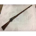 19th. C. percussion capped rifle. BSA & CO 1868.