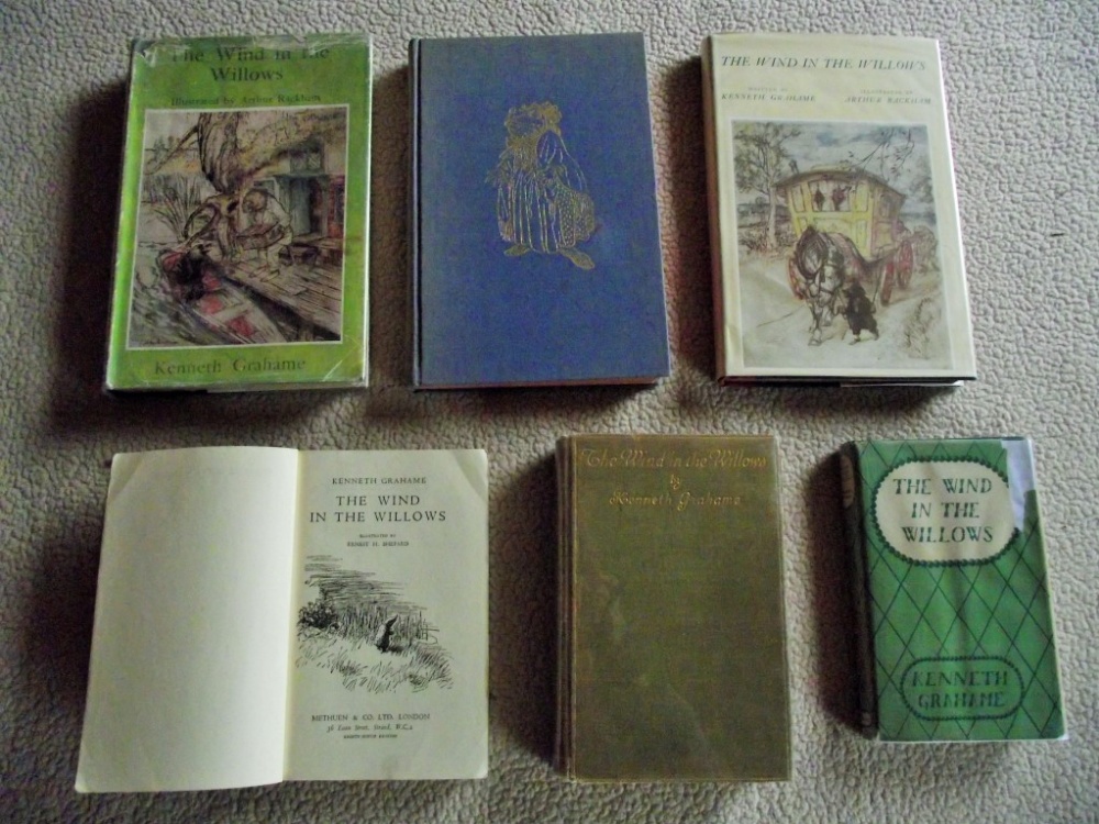 6 EDITIONS OF THE WIND IN THE WILLOWS - Children's Illustrated - The Wind In The Willows by Kenneth