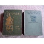 2 Books - Rip Van Winkle illustrated by Arthur Rackham - Doubleday, Page & Co.