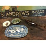 Miscellaneous lot of four pieces including a WADE ashtray.