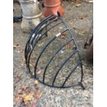 Cast iron hay rack.