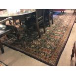 Decorative carpet square, (367 cm L x 276 cm W)