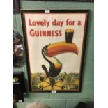 Framed coloured print LOVELY DAY FOR A GUINNESS.