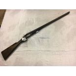 19th. C. percussion capped double barrelled shot gun.