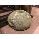 Early 18th. C. sandstone quern stone.