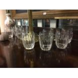 Miscellaneous lot of crystal glasses including some Tyrone crystal.