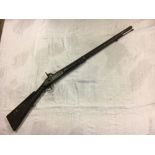 19th. C. percussion capped rifle.