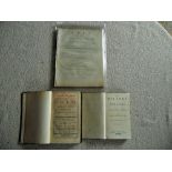 3 Books.- 18th Century Novels. - The History of Tom Jones a Foundling by Henry Fielding Esq. - Vol.