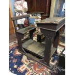 Victorian painted pine desk.