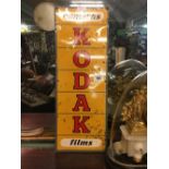 KODAK tinplate sign.