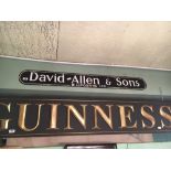 DAVID ALLEN & SONS Bill Posting Ltd enamel sign.
