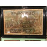 Rare Wm JAMESON & CO Dublin Whisky advertisement.