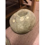 Early 18th. C. sandstone bee hive quern stone.