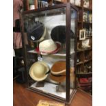 Late 19th. C. RALPH DOUST shop counter display cabinet. { 82cm H X 50cm W X 20cm D }.