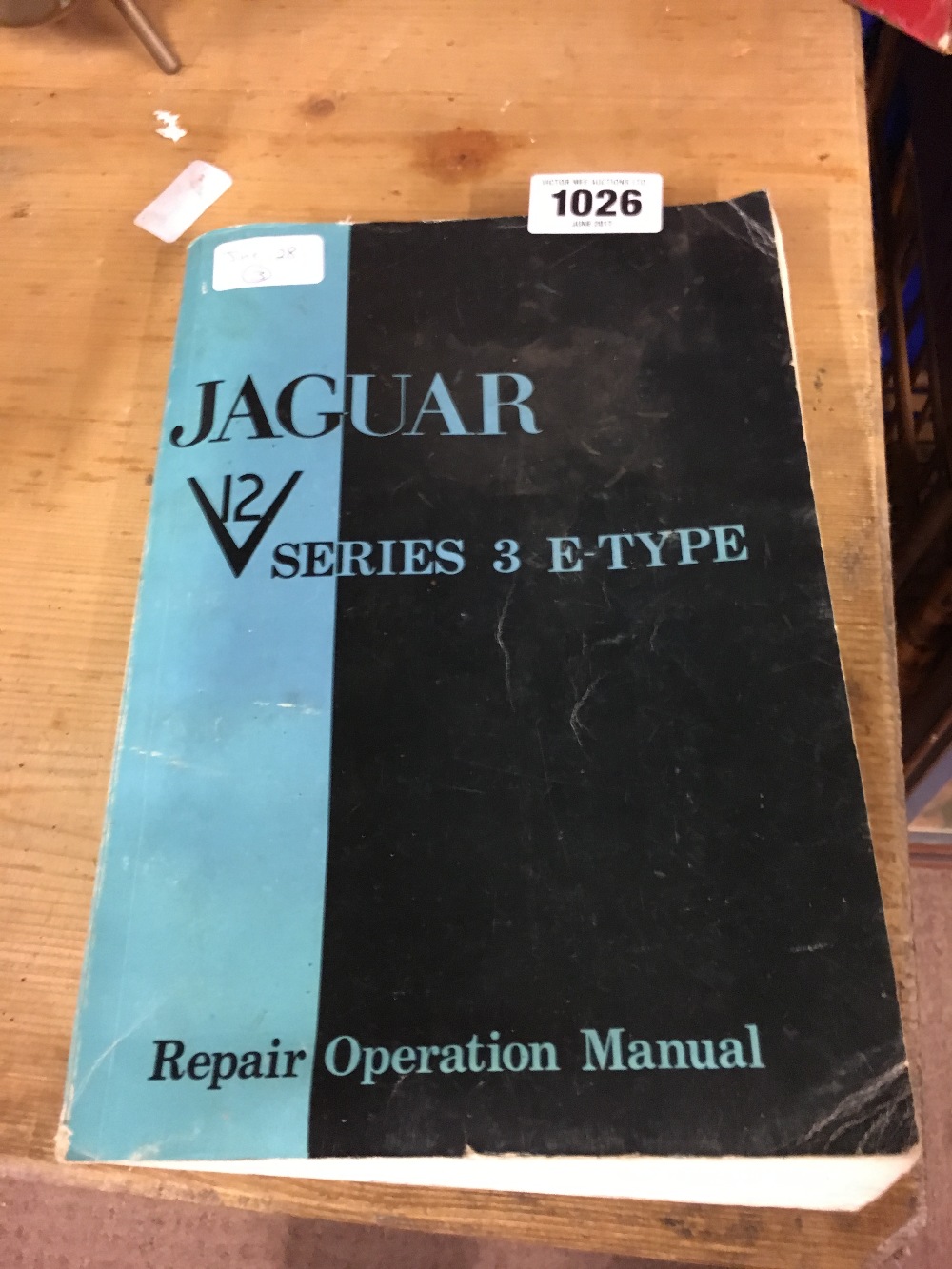 Jaguar 12 Series 3 E-Type Repair Operation Manual. 1971.