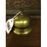 Brass shop counter bell.