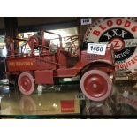 Tin plate model of a FIRE ENGINE.