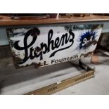 STEPHEN'S INK enamel advertising sign.