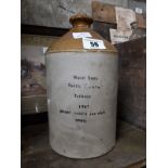 WARD'S SON Tetbury 1907 whiskey flagon.