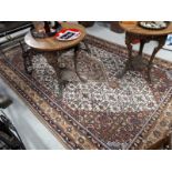 Hand woven Persian carpet. { 316cm L X 194cm W }.