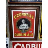 O'CONNELL'S DUBLIN ALE advertising sign.