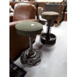Two car part stools.