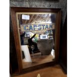 CAPSTAN'S advertising mirror.