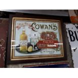 COWAN'S Ask For Irish Whiskey advertisement.