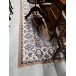 Hand woven Persian carpet. { 295cm L X 197cm W }.