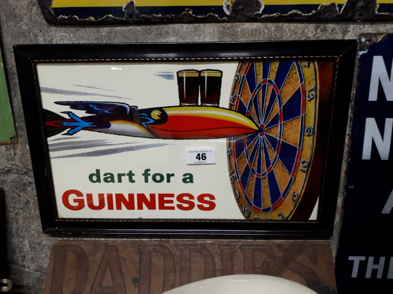 DART FOR A GUINNESS advertisement.