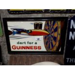 DART FOR A GUINNESS advertisement.