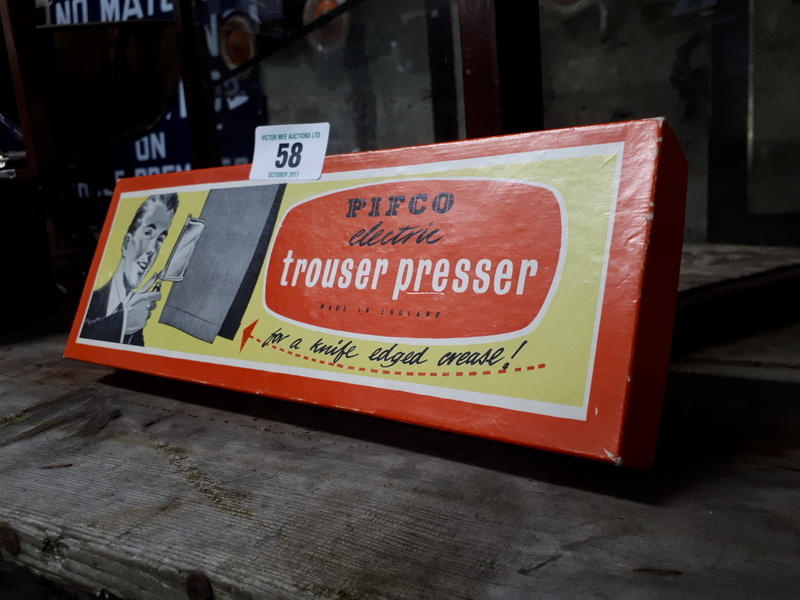 PIFCO Trouser press in original box.