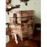 Victorian bone concertina box.