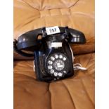 1930's bakelite wall telephone.