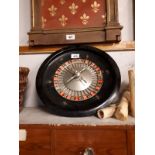 20th. C. Roulette wheel.