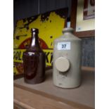 Two 19th C. stoneware jars.