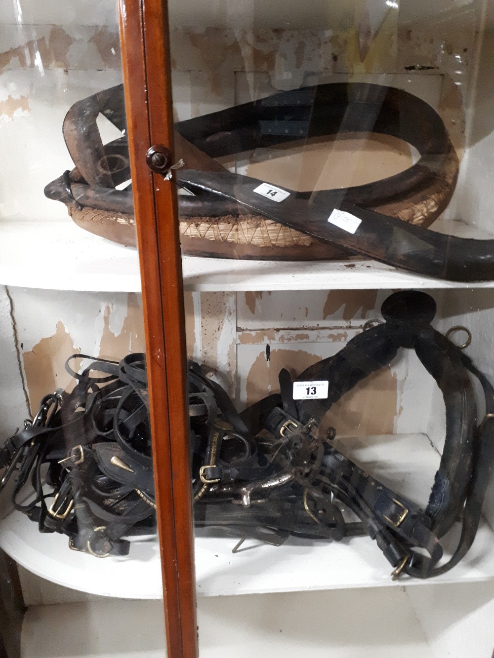 Set of 19th C. horse harnesses.