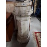 19th C. terracotta chimney pot.