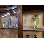 Selection of Art Deco glass.