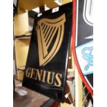Hand painted wooden Guinness sign.