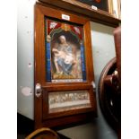 Framed religious icon.