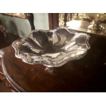 Silver plated bonbon dish.