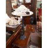 Art Deco style lamp with original shade.