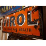 Virol Food For Health enamel sign.