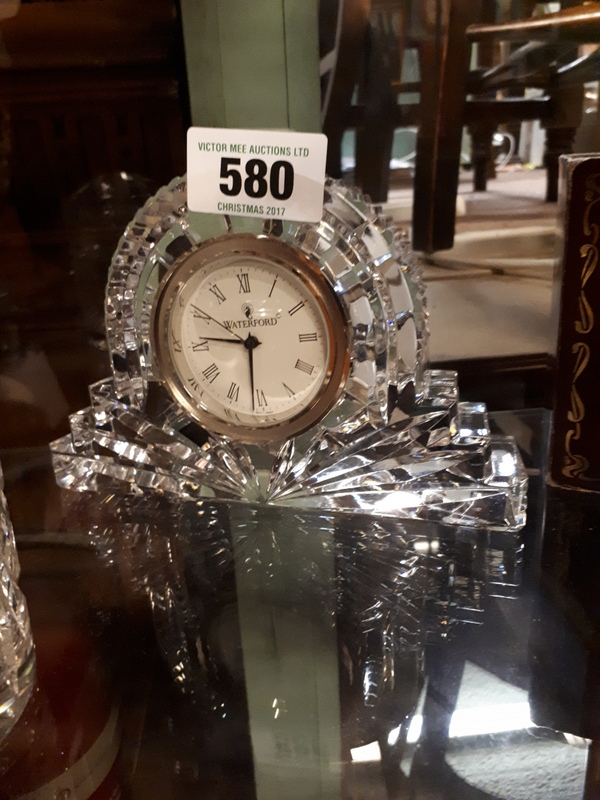 Waterford crystal clock.