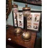 Two early 20th. C. brass Tilley lamps.