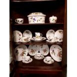 Royal Worchester twenty five piece part dinner / tea set.