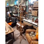 1920's bentwood hat and coat stand.